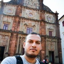 Selfie at Basilica of Bom Jesus